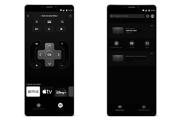 app móvil de Roku